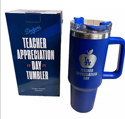 LA Dodgers Teachers Appreciation Tumbler SGA (Stadium Giveaway) NEW in Box 