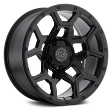 Black Rhino Overland Wheel 17x8 52 6x130 84.1 Black Single Rim