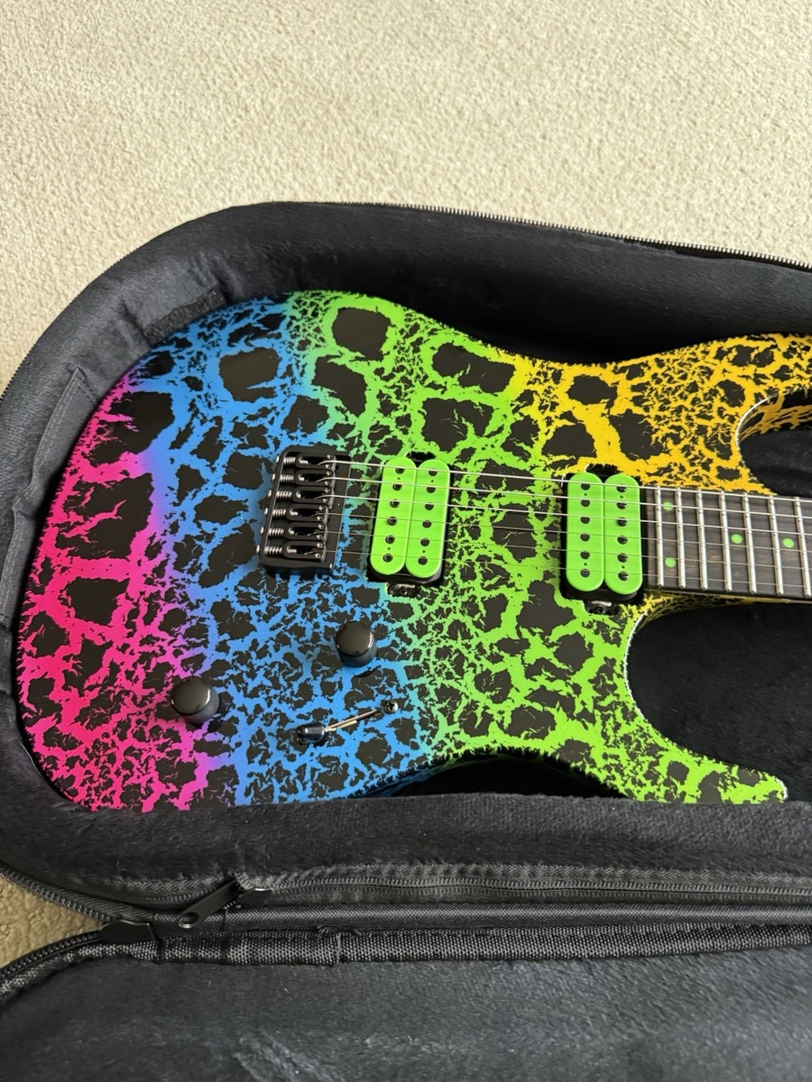 Kiesel DC600H 6 String Crackle Retro Paint Electric Guitar | eBay