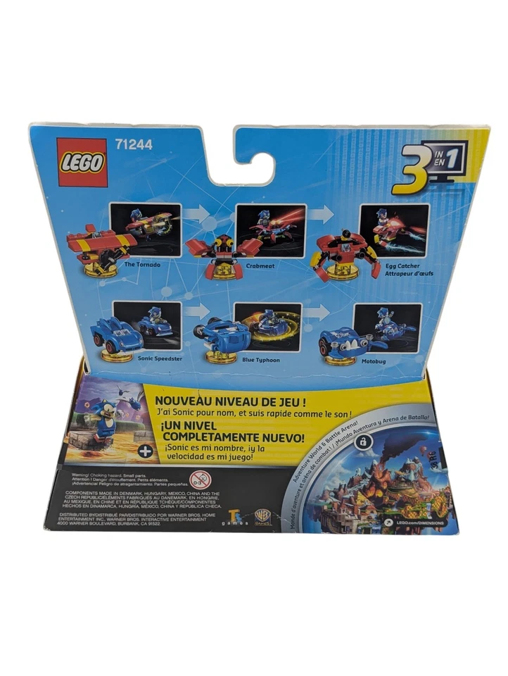 LEGO DIMENSIONS 71244 Sonic the Hedgehog Level Pack Speedster Tornado Foto 3 de 4