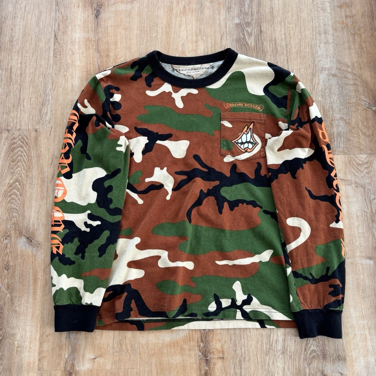 Chrome Hearts Matty Boy Camo Long Sleeve Size Large | eBay