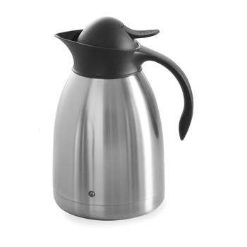 Hendi Stahl Kaffee Thermoskanne mit Druckknopf 1,5 L