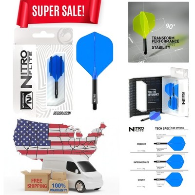 Darts   Nitro Flite Integrated Flight & Shaft System   No.2 Shape and Design ...