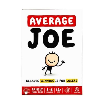 Format Games Board Game Average Joe Box New