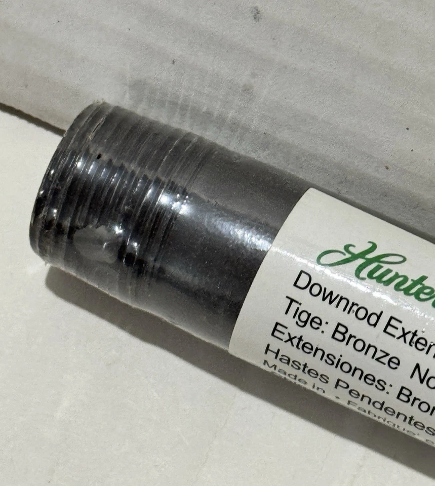 Hunter Original Nuevo Bronce Downrod Ventilador de Techo 36 Pulgadas 26044 Accesorios 3/4x36 Foto 4 de 4