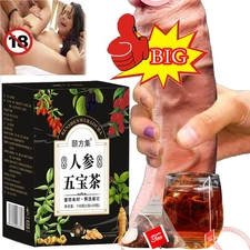 30pcs Ginseng and wolfberry tea Maca Mulberry Men Kidney Detox Liver Tea