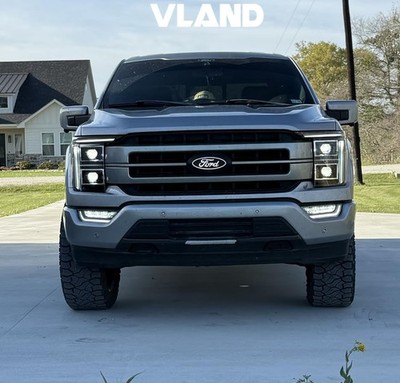 VLAND LED Headlights DRL w/Animation For Ford F-150 F150 14th Gen 2021 2022 2023