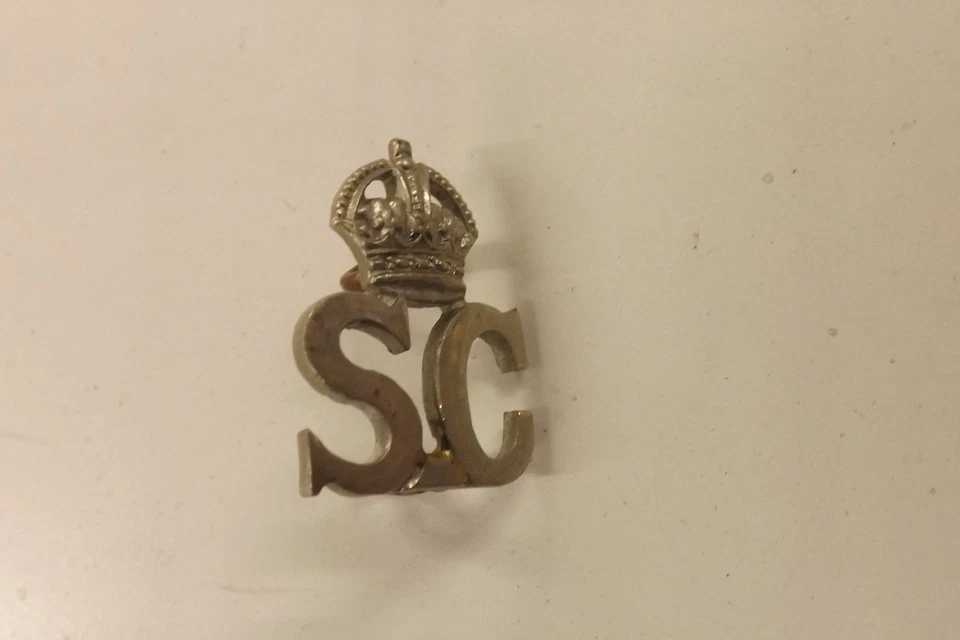 MILITARY SHOULDER TITLE BADGE SPECIAL CONSTABLE 2CM BY 1.5CM (3385) - Image 2 of 3