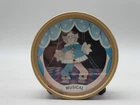 Vintage Ikecho Musical Clown Tin Wind-Up Music Box "French Can Can" Japan