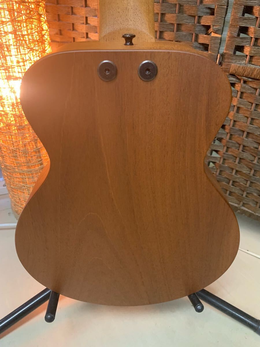 Mini Acoustic Guitar Tacoma Papoose P1 Natural with Soft Case Good