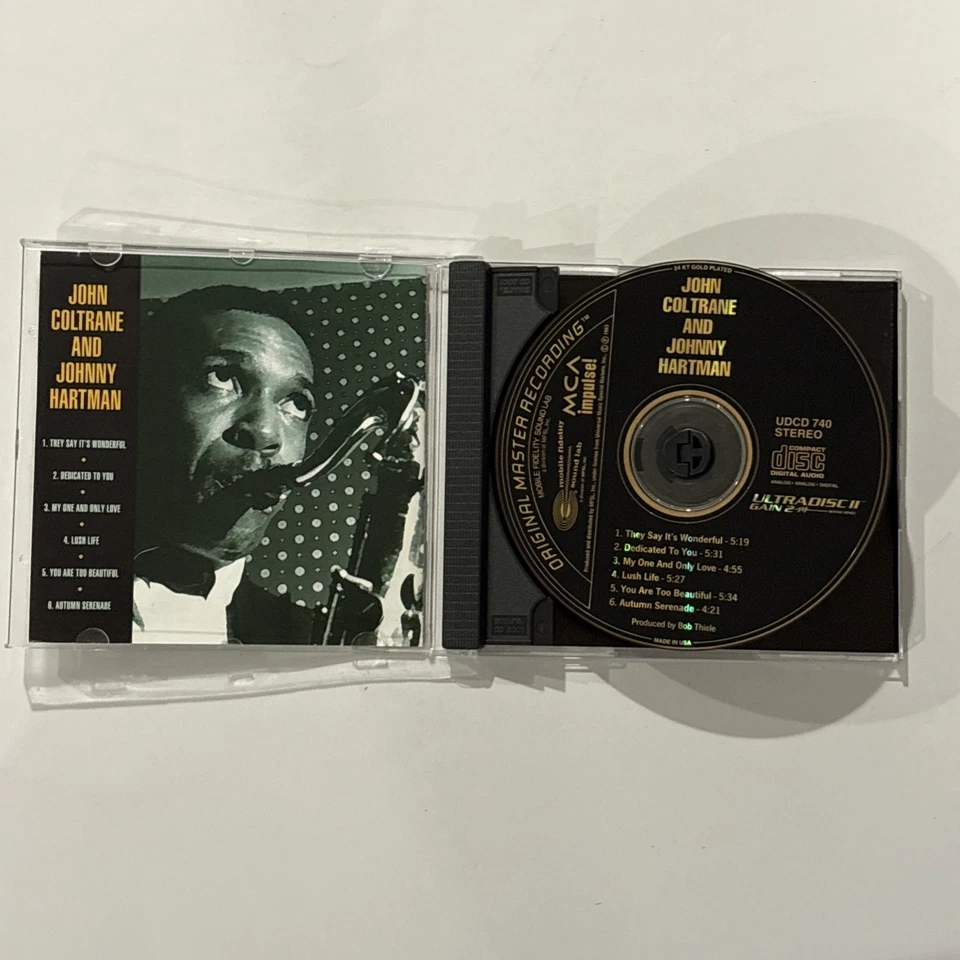 John Coltrane And Johnny Hartman MFSL 24k Gold CD Original Master Recording Foto 3 de 4