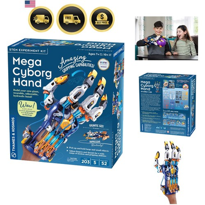 #ad #ad Hydraulic Hand STEM Kit Build Your Own Giant Robotic Gripper Kids** $56.94