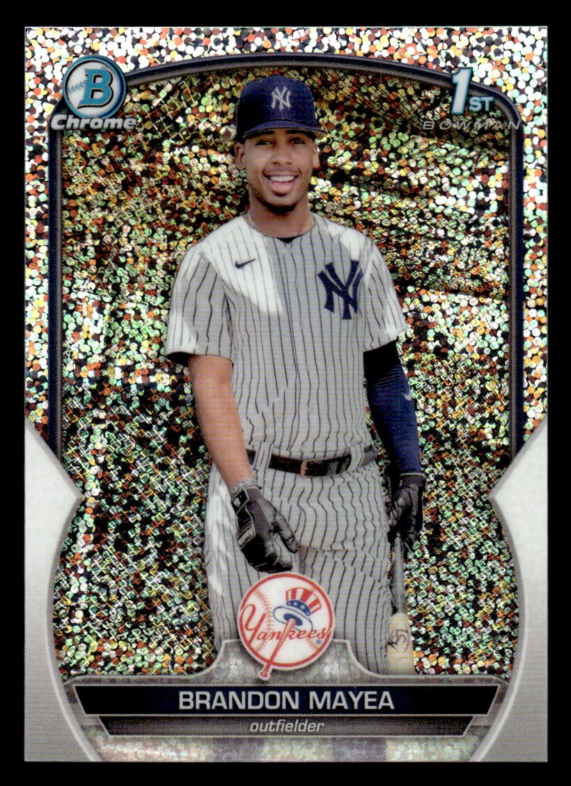 2023 Bowman Chrome #BCP-188 Brandon Mayea Prospects Speckle Refractor #/299