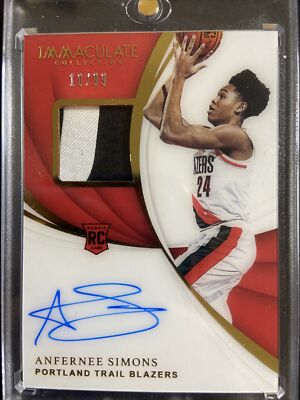 Anfernee Simons RC relic auto