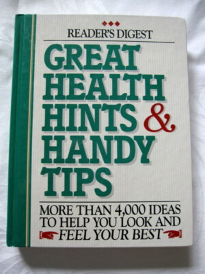 Great Health Hints and Handy Tips. Readers Digest Hardcover Brand new 