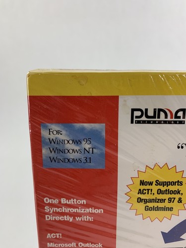 Nouveau PalmPilot IntelliSync Window 95 NT 3.1 Puma Mobil Data Exchange Tech 1997 - Photo 4 sur 8