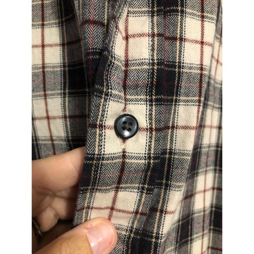Saint johns bay size extra large men's plaid button 100% cotton Fall casual - Picture 7 of 11