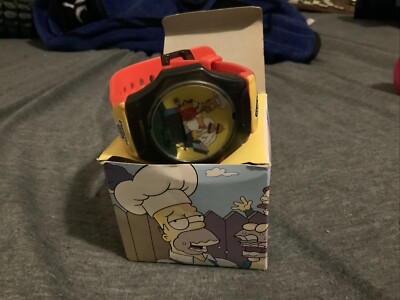 The Simpsons Homer Talking Watch. Box Slightly Used