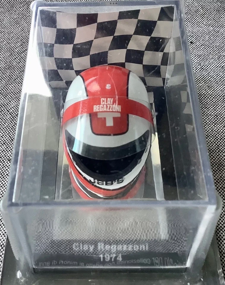 1:6 HACHETTE CASCO FORMULA 1 PILOTA CLAY REGAZZONI - 1974 - Immagine 2 di 4