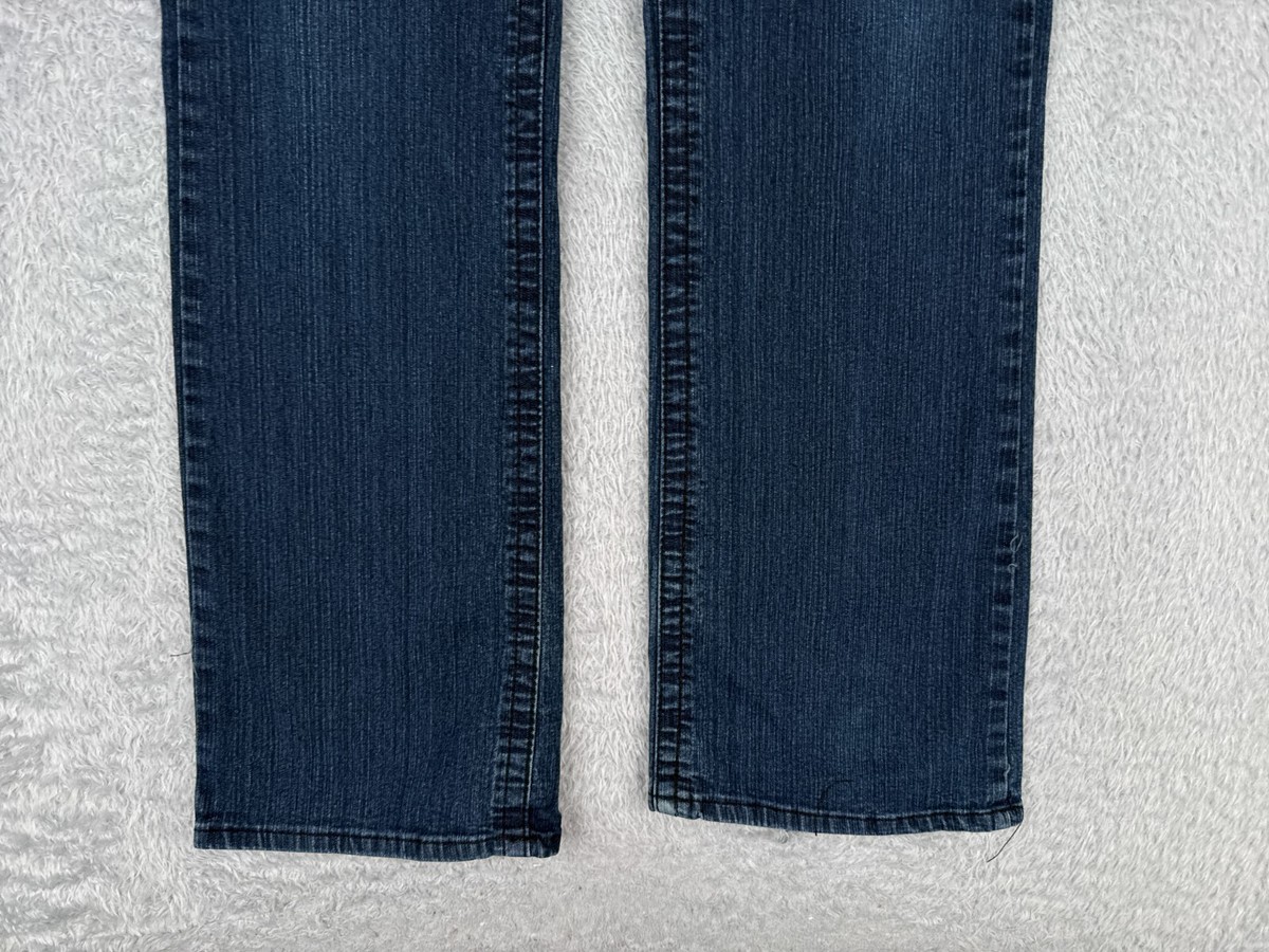 Saza Jeans Womens 13 Blue Denim Bootcut Dark Wash Mid Rise