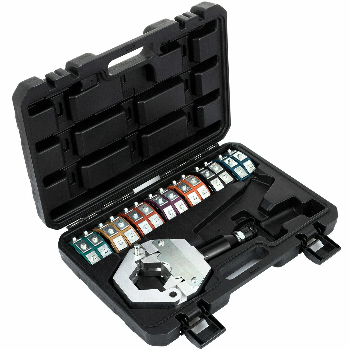 Hydraulic Hose Crimper Tool Kit 7 Dies A C Air Condtioning Handheld Crimping Set