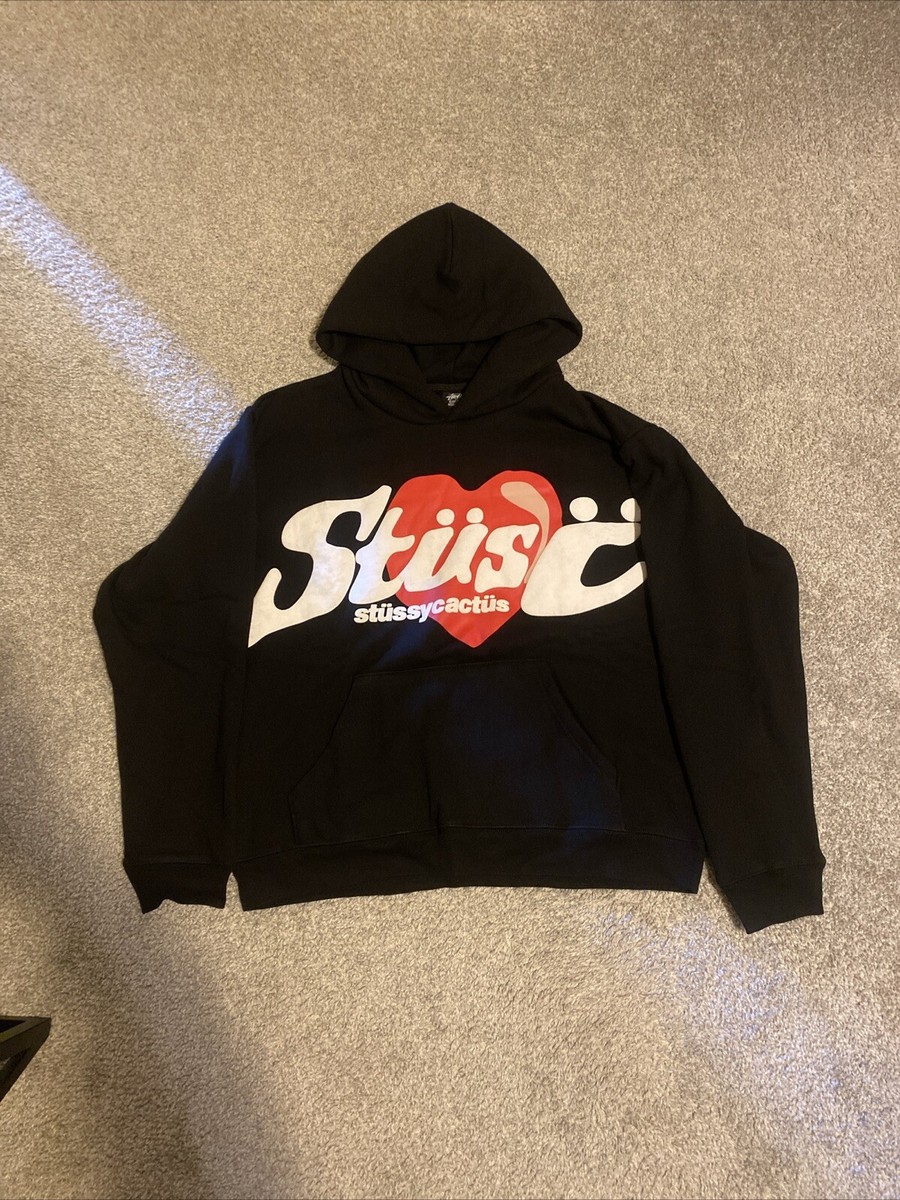 関税込★Stussy★Stussy x Cactus Plant Flea Market Heart Hood Stüssy x CPFM Cactus HEART Hoodie | AUTHENTIC | Medium | eBay