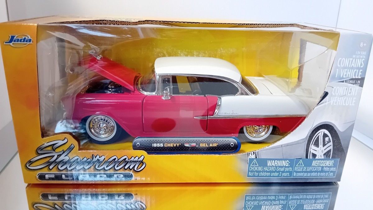 Jada Toys Showroom Floor 1955 Chevy Bel Air 1:24 In Box Mint | eBay