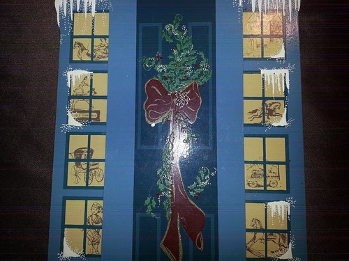 Old Vintage Shelia's Wooden Victorian Christmas Toy Store 21" tall x 11.5" wide - Picture 8 of 9