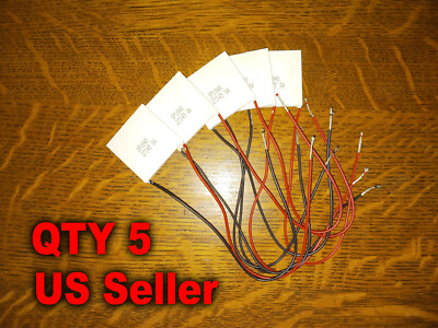 SP1848-27145 Thermoelectric Power Generator (5) TEG Peltier Module 4.8V Seebeck