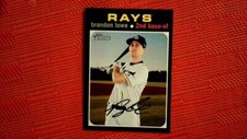 2020 Topps Hertiage Base French Variation #255 Brandon Lowe