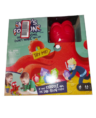 Inky's Fortune Game By Mattel Kids Game Set Gems & Ink Box Board Game Age 5&Up
