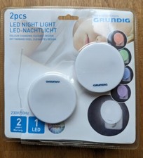 LED Nachtlicht Grundig Farbig 2 Stück