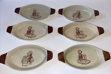 VINTAGE HOLLY HOBBIE DISH SET OF 6 OVEN PROOF MINT CONDITION
