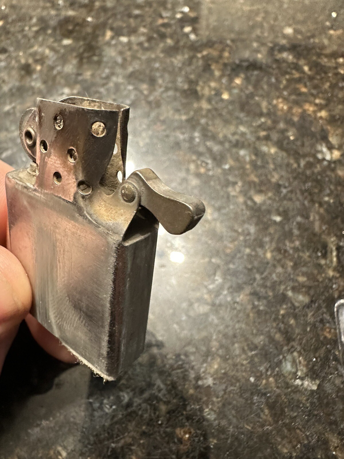 Vintage Texaco Steel Case Zippo Lighter Caltex Petroleum Products