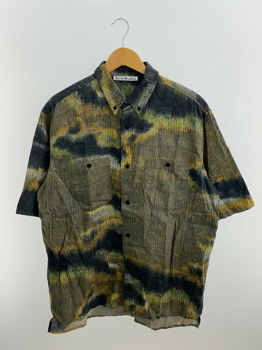 Acne Studios 44 cotton Brown short sleeve shirt FN-MN-SHIR000400 