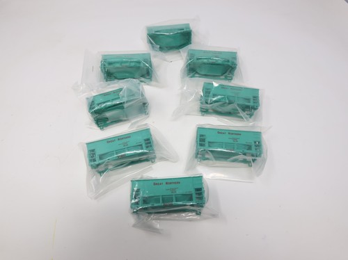 USED Roundhouse HO Scale Ore Cars Great Northern Glacier Green Shells ...