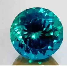 VVS Paraiba Tourmaline Natural Blue Green12 x 12 mm Loose Gemstone Certified