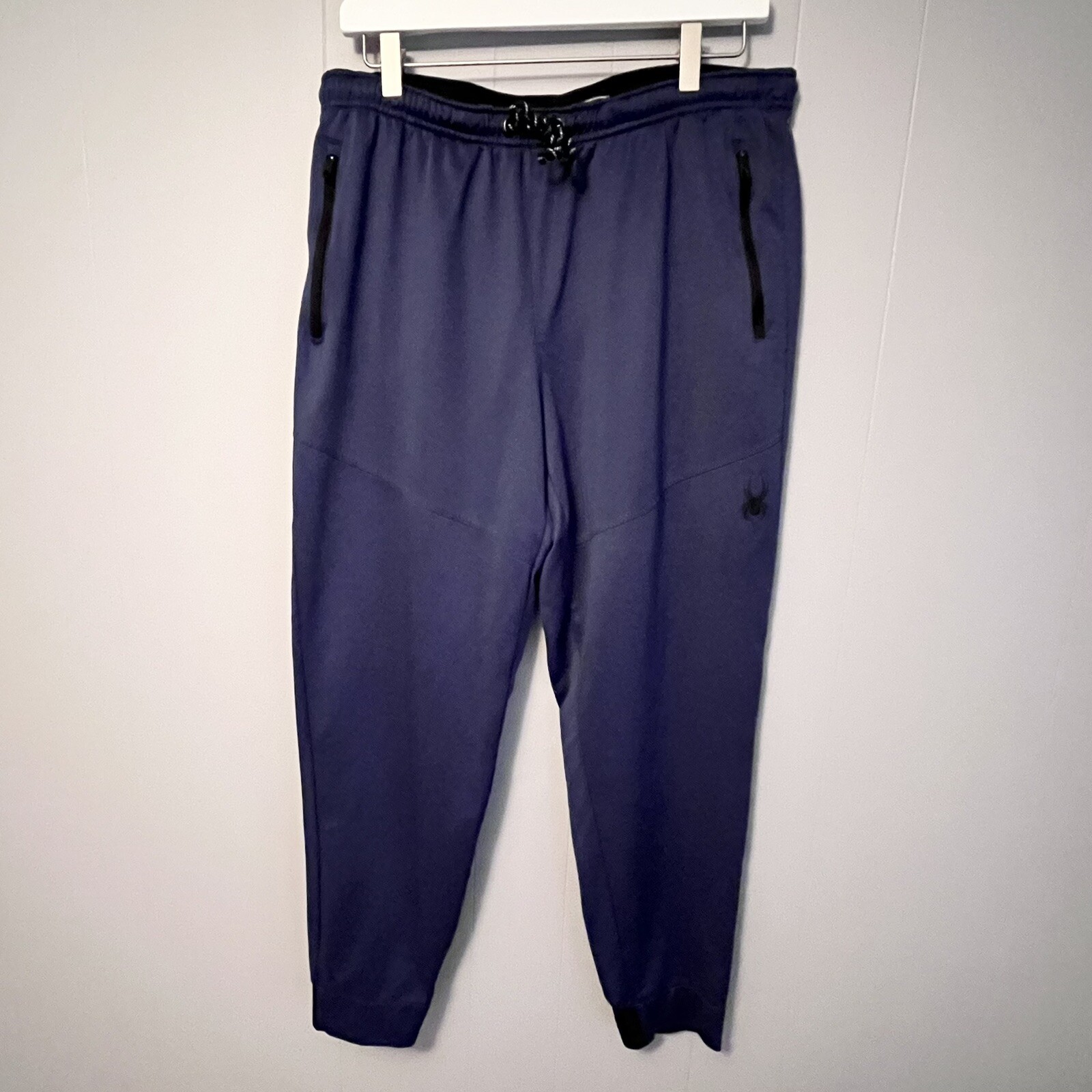 Spyder Performance Joggers Pants for Men Size L in Blue