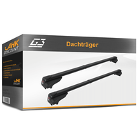 FüR Fiat Tipo Kombi 16- G3 LastenträGer Clop Infinity Alu/Kunstst./Stahl Schwarz