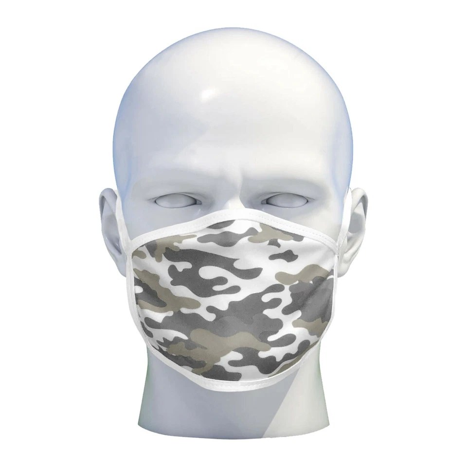 New Unisex Cotton Reusable Washable Breathable Mask Stretch Fabric 100 PCS - Image 4 of 4