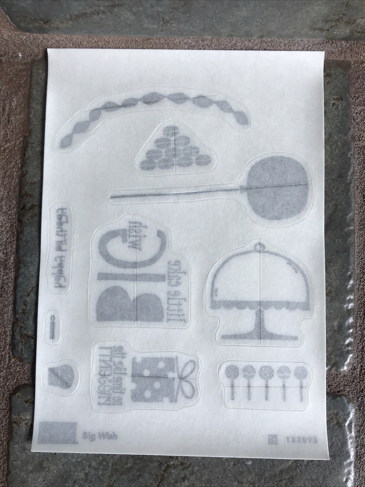 Stampin’ Up Big Wish Birthday Stamp Set Clear cling #133095 Cake Pop ...