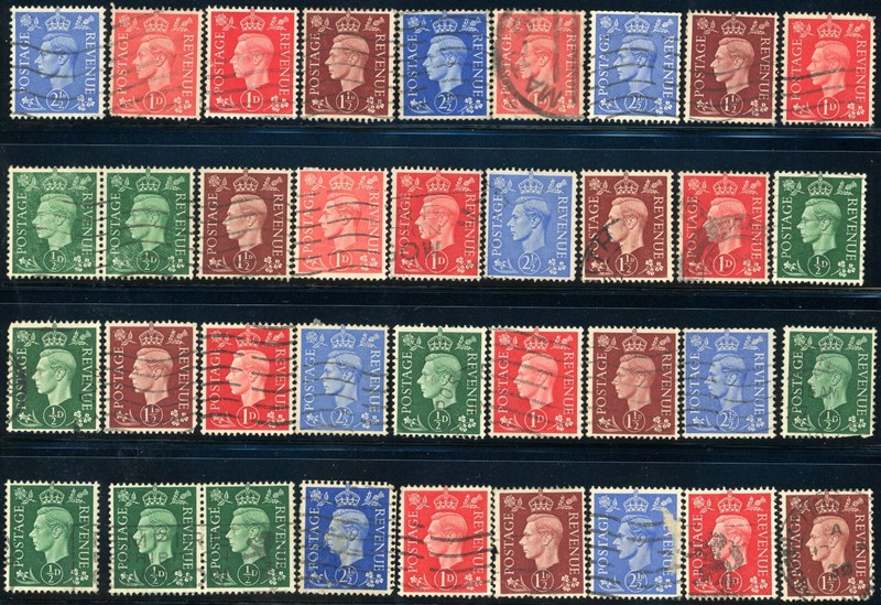 Old Great Britain Stamps lot 90932
