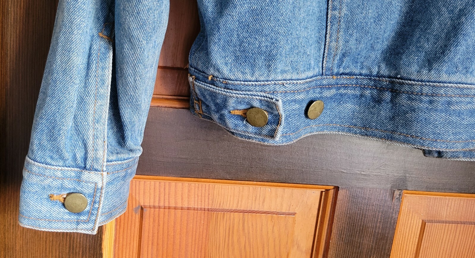 Synergy  Hooded Button Up Drawstring Jacket men's… - image 6