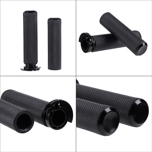 2x TPU Motorcycle Handlebar Throttle Hand Grips 7/8" 22MM Universal Fit - Picture 5 of 31