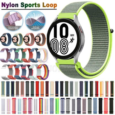  Woven Watch Strap Nylon Sports Loop Bracelet Replacement Wrist Band 18/20/22mm