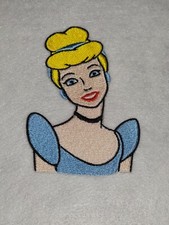 Cinderella DIY 3 3/4 inch Iron on Embroidered Applique Patch