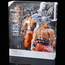 Anime Dragon Ball Z SHF Son Goku Ultra Instinct White 6" Action Figure Toy Boxed
