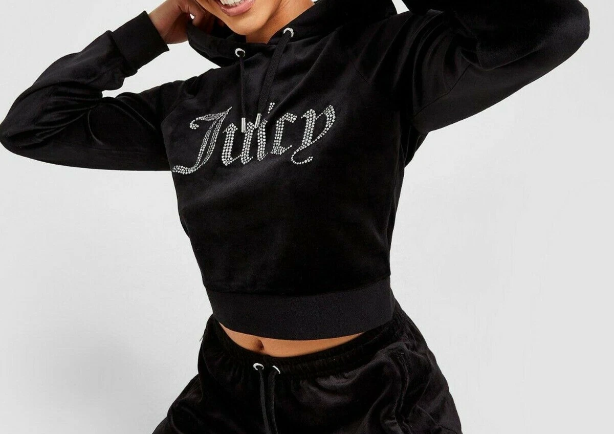 Black juicy top couture hoodie