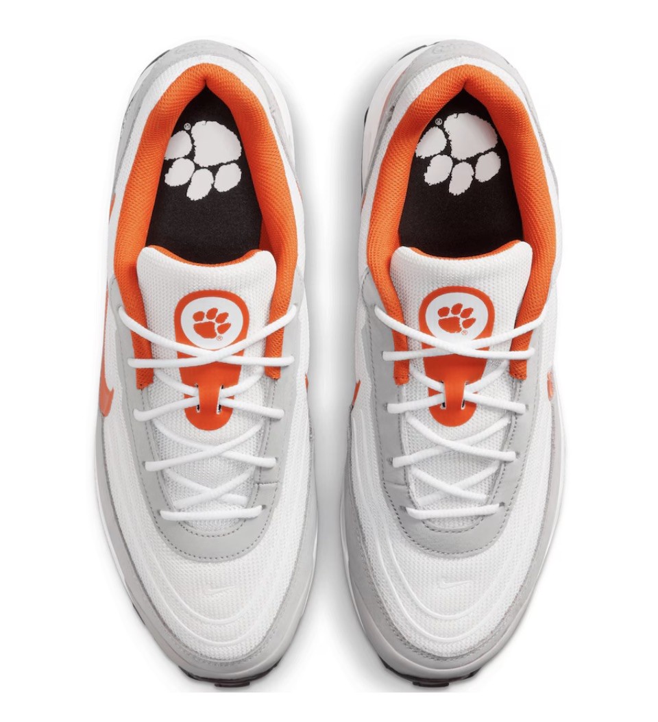 NEW Unisex Nike White Clemson Tigers Air Max Verse Sneakers Mens 8/Women’s 9.5