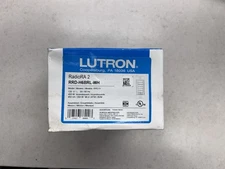 Lutron RRD-H6BRL-WH | RadioRA 2 6 Button White Hybrid Keypad